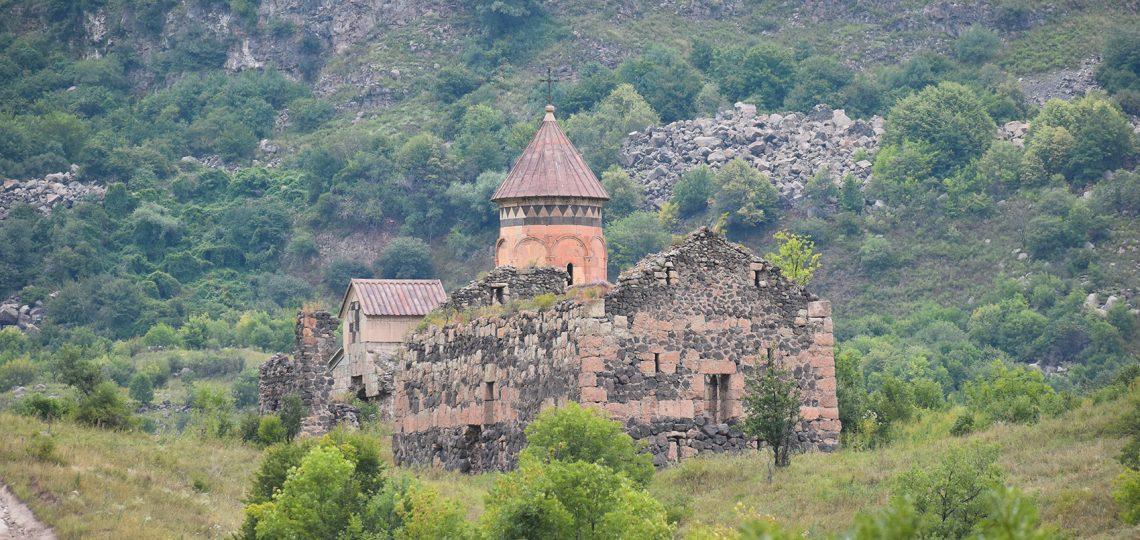 Hnevank monastery. Kurtan canyon, Lori region