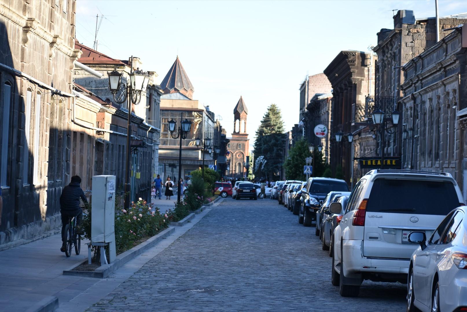 The small streets of GYumri are the most authentic