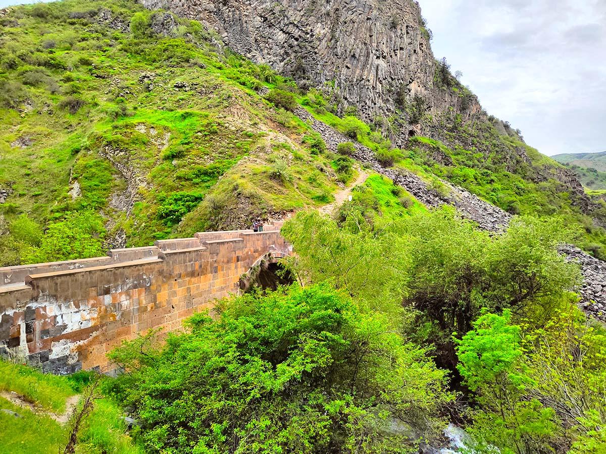 11th-century medieval bridge in the Gorge of Garni